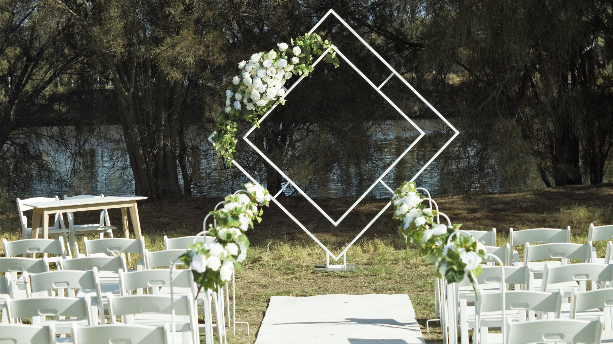 THE Diamond Arbor Wedding Ceremony Package by HA Hire in Perth