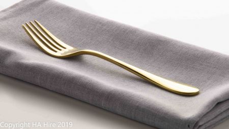 Gold Entree Fork (order in 10's)