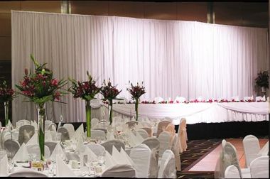 White Backdrops only available with  wedding packages
