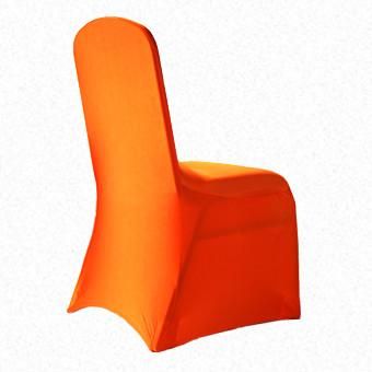 Orange Lycra  chair cover