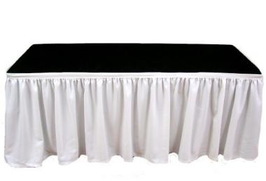 Table Skirting - 4 meter White
