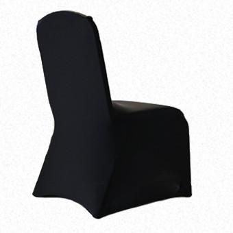 Black Lycra  chair cover
