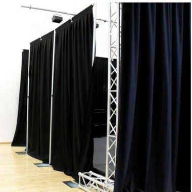 Drape and pole System - Price on Application
