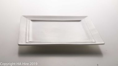 Square Entrée Plate - 25cmx25cm (order on 10's)