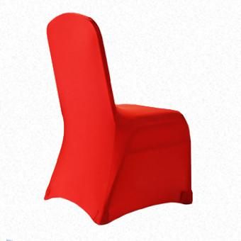 Red Lycra  chair cover