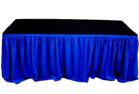 Table Skirting - 4 meter Royal Blue