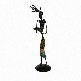 African Doll Candelabra 40cm