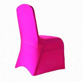 Fluro  Pink Lycra  chair cover